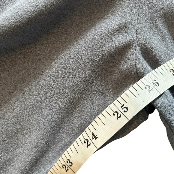 Aritzia Sunday Best Flirt Ruffle Jumpsuit Size 8 Granite Blue Wide leg - Picture 10 of 11